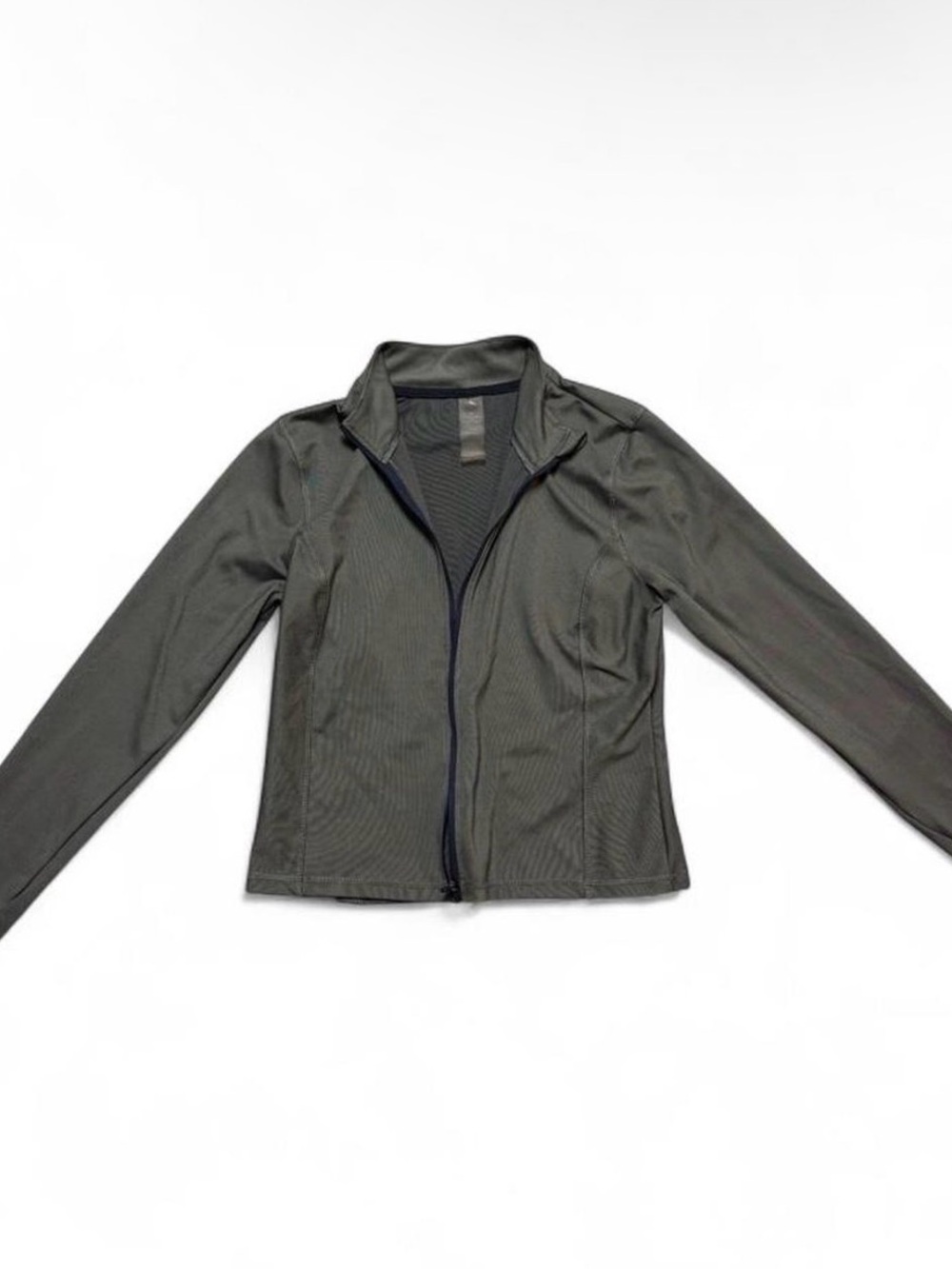Green Polyester & Elastane Zip-Up Athletic Jacket Size Medium Lululemon Inspired